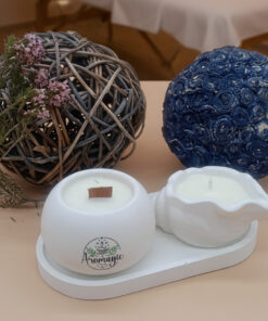 Kit de Velas de Soja para Regalo: Aromática + Masaje (Pack Essence)