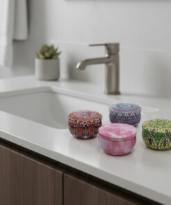 Pack Descubrimiento 4 Velas "Lumé Essence" - Set de Regalo (Vainilla, Café, Pino, Lavanda)