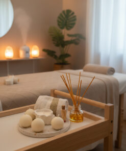 Alternative view of Kit Vela de Masaje Recargable + 4 Recargas (Pack Serenity)