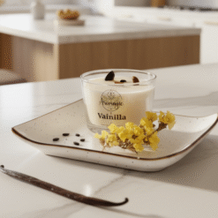 Vela de Soja Vainilla Bourbon & Crema - Aroma Dulce e Intenso