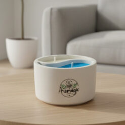 Vela de Soja Bicolor 2 en 1 - "Pure Duo" (Canela-Naranja + Ayurveda)